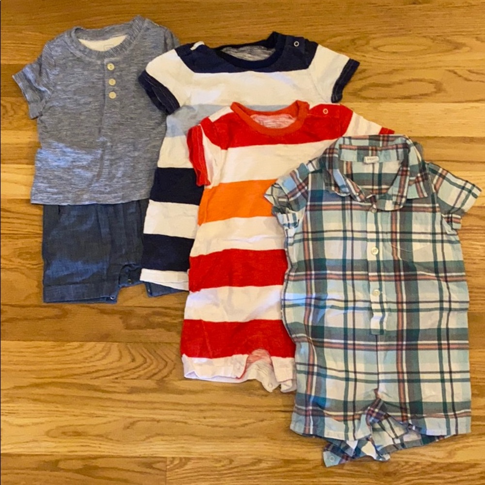 Set of 4 Baby Gap Rompers